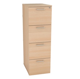 [86720] Classificatore 4 CASSETTI per cartelle sosp. H141,2cm Faggio - Filing