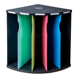 [90199] Classificatore ergonomico 5 scomparti The corner Alecchino Exacompta