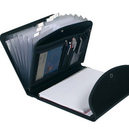 [64493] CLASSIFICATORE EXAFOLIO 6 SCOMPARTI PPL NERO EXACTIVE