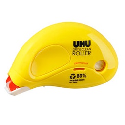 [67259] COLLA A NASTRO DRYCLEAN ROLLER 6.5mmx8.5mt PERMANENTE in blister UHU