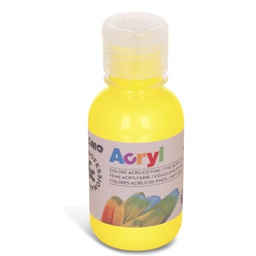 [79442] Colore acrilico fine Acryl 125ml giallo primario PRIMO