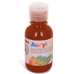 [79435] Colore acrilico fine Acryl 125ml terra siena bruciata PRIMO
