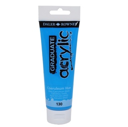 [85494] Colore acrilico fine Graduate tubo 120 ml ceruleo imit. Daler Rowney