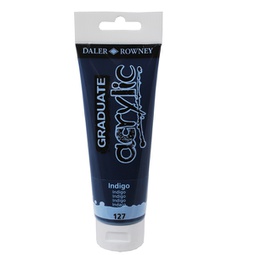 [85493] Colore acrilico fine Graduate tubo 120 ml indigo Daler Rowney