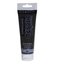 [85500] Colore acrilico fine Graduate tubo 120 ml terra d'ombra naturale Daler Rowney