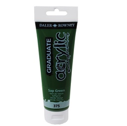 [85504] Colore acrilico fine Graduate tubo 120 ml verde vescica Daler Rowney