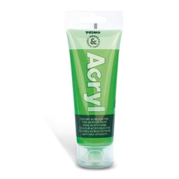[76273] COLORE ACRILICO FINE tubo da 75ml VERDE FLUO
