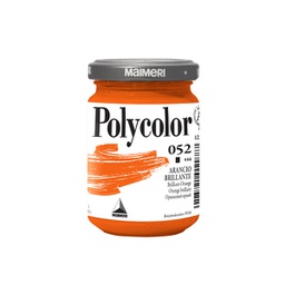 [85213] Colore vinilico Polycolor vasetto 140 ml arancio brillante Maimeri