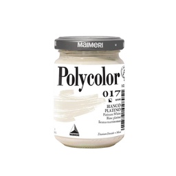 [85210] Colore vinilico Polycolor vasetto 140 ml bianco platino Maimeri