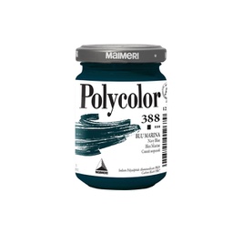 [85236] Colore vinilico Polycolor vasetto 140 ml blu Marina Maimeri