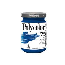 [85237] Colore vinilico Polycolor vasetto 140 ml blu oltremare Maimeri
