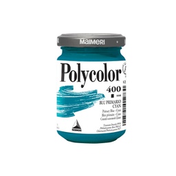 [85238] Colore vinilico Polycolor vasetto 140 ml blu primario Cyan Maimeri
