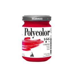 [85222] Colore vinilico Polycolor vasetto 140 ml carminio Maimeri