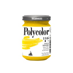[85216] Colore vinilico Polycolor vasetto 140 ml giallo primario Maimeri