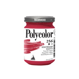 [85225] Colore vinilico Polycolor vasetto 140 ml rosso primario magenta Maimeri