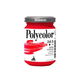 [85226] Colore vinilico Polycolor vasetto 140 ml rosso sandalo Maimeri