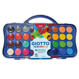 [82070] Colori acquerello 36 pastiglie da D30mm GIOTTO