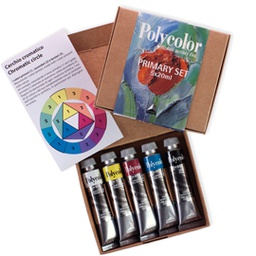 [82102] Colori vinilici Polycolor Primary Set 5 tubetti da 20ml Maimeri
