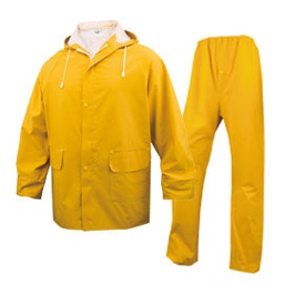 [73746] COMPLETO IMPERMEABILE EN304 Tg. L giallo (giacca+pantalone)