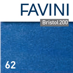 [65762] Conf.10 cartoncino Bristol Color 200gr 100x70cm blu Prussia 62 Favini