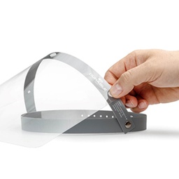 [90869] Conf. 10 Pannelli di ricambio per Visiera certificata Durable