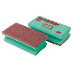 [91816] Conf 10 spugne accoppiate verde Scotch-Brite® 58