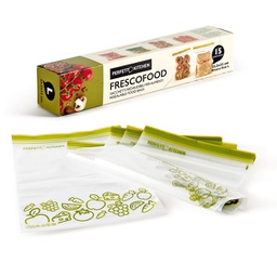 [94952] CONF.15 BUSTE PER ALIMENTI LARGE 25,5X33CM FRESCOFOOD PERFETTO