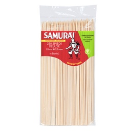 [94958] Conf. 250 Spiedi delux in bambU' 25cm Samurai Party