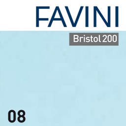 [79319] Conf.25 cartoncino Bristol Color 200gr 50x70cm celeste 08 Favini