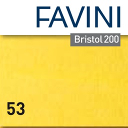 [79313] Conf.25 cartoncino Bristol Color 200gr 50x70cm giallo sole 53 Favini