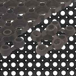 [60961] CONF.25 CONNETTORI PER TAPPETO IN GOMMA BEST VELCOC