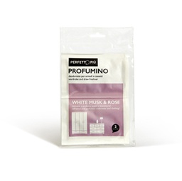 [82785] CONF. 2 BUSTE PROFUMINO MUSCHIO BIANCO E ROSA PERFETTO