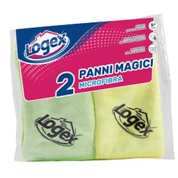 [79647] Conf. 2 PANNI MAGICO IN MICROFIBRA 38x38cm LOGEX