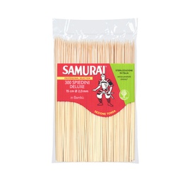 [94957] Conf. 300 Spiedi delux in bambU' 15cm Samurai Party