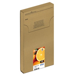 [EPST33574510] CONF. 5 CARTUCCE INK XL MULTIPACK 1 PER COLORE 33 ARANCE EASY MAIL