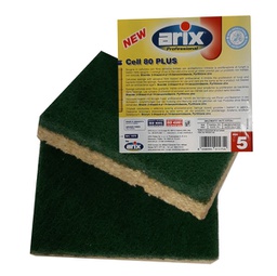 [95311] Conf 5 spugne abrasive antibatteriche Cell 80 Plus