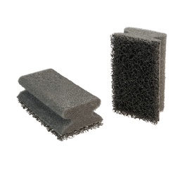[91821] Conf 6 spugne abrasive nero Scotch-Brite  NS 2030