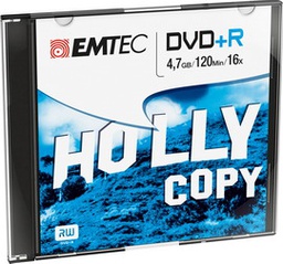 [EMTPR471016SL] CONF. DA 10 PZ DVD+R EMTEC4,7GB 16X SLIM CASE