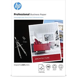 [HP7MV83A] Confezione da 150 fogli A4 carta fotografica lucida professionale per laser
