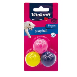 [92099] Confezione da 3 vcrazy ball per gatti