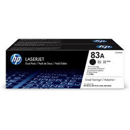 [HPCF283AD] CONFEZIONE DI 2 TONER HP 83A NERO