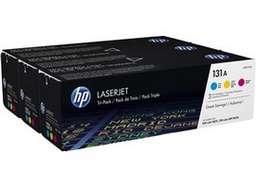 [HPU0SL1AM] CONFEZIONE DI 3 TONER COLOR HP 131A CIANO/GIALLO/MAGENTA