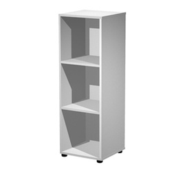 [82934] Contenitore a 3 caselle a giorno 41x40xH121,6cm Grigio - Maxi Rainbow