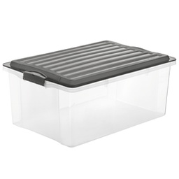 [79674] CONTENITORE Compact A3 38Lt con COPERCHIO NERO