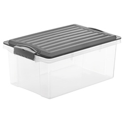 [79673] CONTENITORE Compact A4 19Lt con COPERCHIO NERO