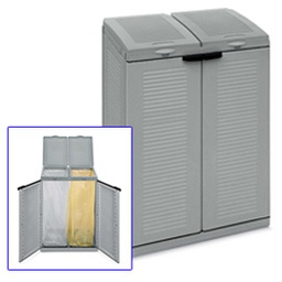 [61228] Contenitore Ecoline 2 Grigio 2x110lt Terry