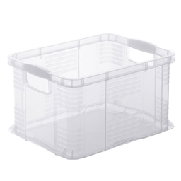 [79669] CONTENITORE PORTAOGGETTI A4 17,5LT TRASPARENTE