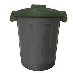 [86742] Contenitore portarifiuti Dusty 25Lt c/coperchio verde