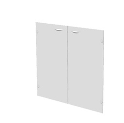 [74408] COPPIA ANTE in VETRO SATINATO x Mob.BASSO - EASY