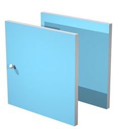 [74450] COPPIA ANTINE AZZURRO per LIBRERIA RAINBOW